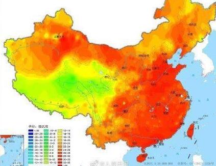 2019暑期來臨，全國多地高溫超長待機開啟 你家熱成啥顏色了？